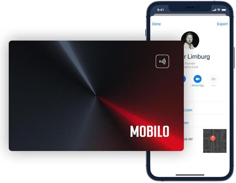 Mobilo Digital Business Card - Tap, Share, Connect - No App Required - Android & Smart Phone - Plastic Card - Image 1